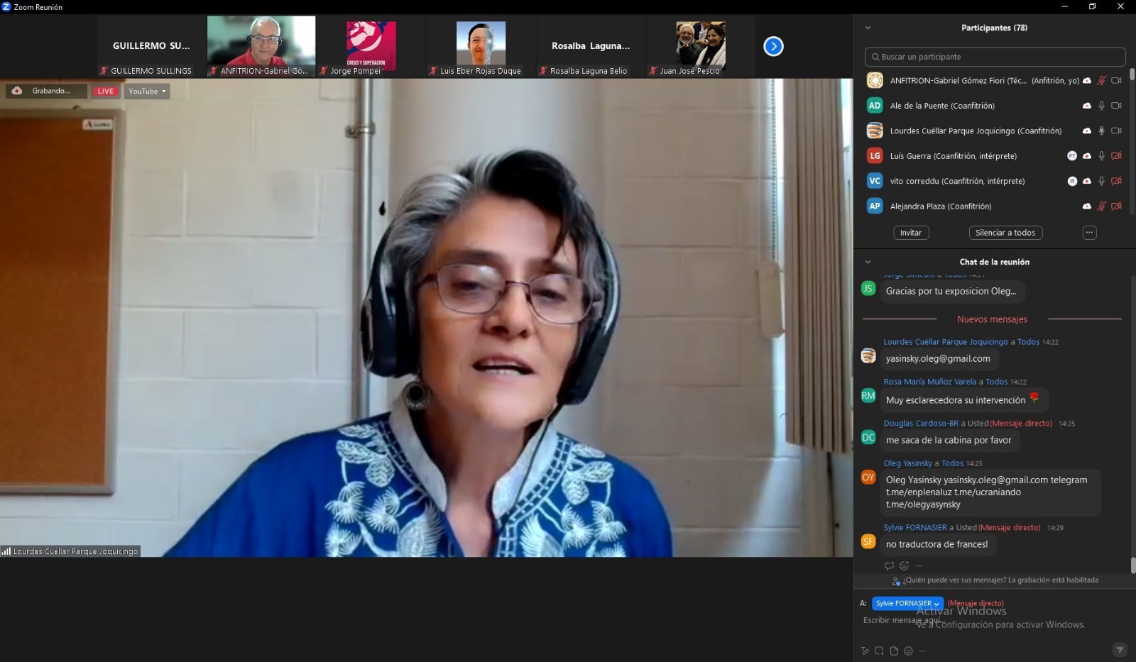9no. Simposio. Palabras de cierre del Eje Comunicación para el siglo